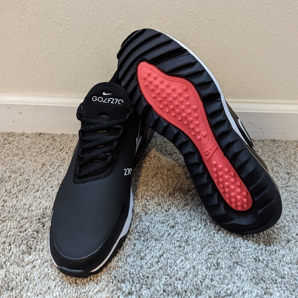 Nike Air Max 270 Golf Shoes Black White CK6483-001 Men’s New without box - Picture 8 of 8